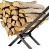 X-Shaped Firewood Rack for Outdoor