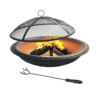 30 inch steel fire pit bowl for campingoutdoor fire. hearth bowl