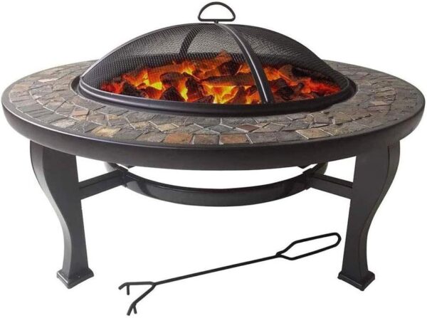 Wood-burning fire pit