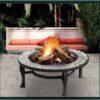 Slate fire pit