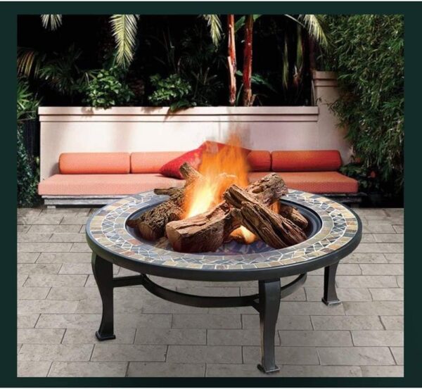 Slate fire pit