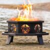 Octagonal firepit