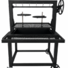 Heavy Duty Santa Maria BBQ Grill | Adjustable Height Outdoor Charcoal Grill for Commercial & Backyard Use 1