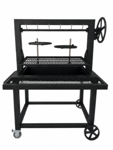 Heavy Duty Santa Maria BBQ Grill | Adjustable Height Outdoor Charcoal Grill for Commercial & Backyard Use 1 3 Heavy Duty Santa Maria BBQ Grill 2